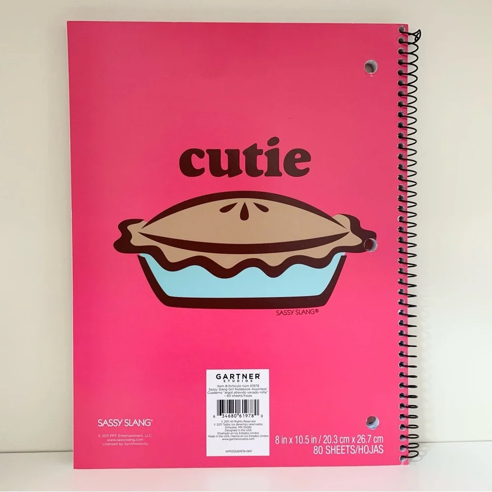 Vintage Y2k school notebook cutie pie